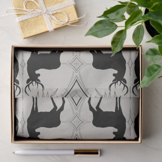  herten 2 tissuepapier (Geschenk)