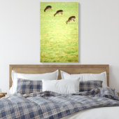 Herten 3 canvas afdruk (Insitu (Slaapkamer))