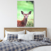 Herten 4 canvas afdruk (Insitu (Slaapkamer))