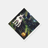 Herten aan een boom servet (Hoek)