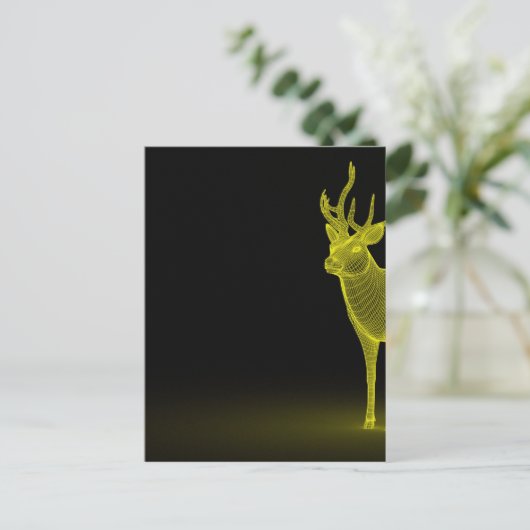 Herten abstract briefkaart (Staand voorkant)