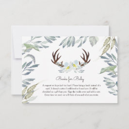 Herten Antler boeken voor Baby Kaart