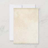 Herten Antler Rustieke Country Wedding RSVP (Achterkant)