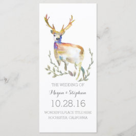 Herten Antlers bruiloft programma's