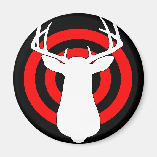 Herten Antlers Bullseye Magneet (Voorkant)