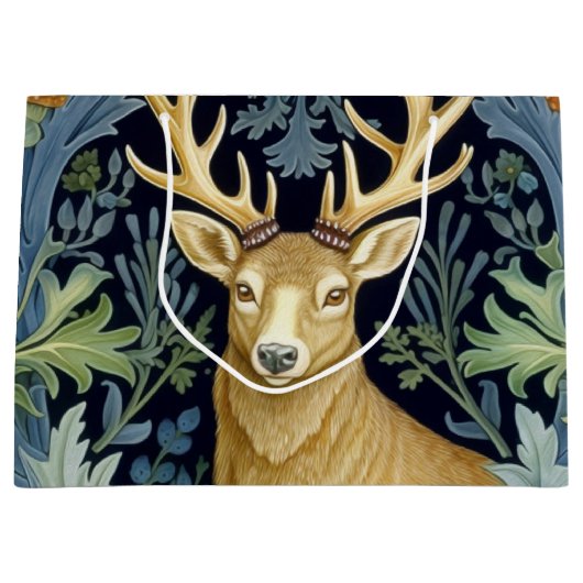 Herten art nouveau groot cadeauzakje (Voorkant)