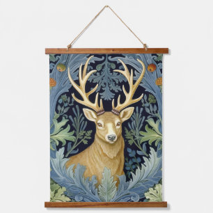 Herten art nouveau hangend wandkleed