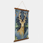 Herten art nouveau hangend wandkleed (Gebogen)