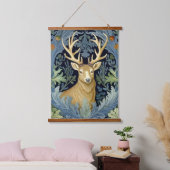 Herten art nouveau hangend wandkleed (Slaapkamer)