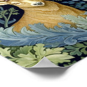 Herten art nouveau stijl poster (Hoek)