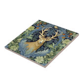 Herten art nouveau tegeltje (Zijkant)