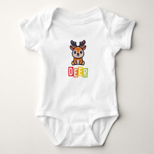 Herten Baby Jersey Bodysuit