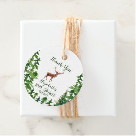 Herten Baby shower dank u Bedankjes Labels