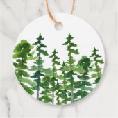 Herten Baby shower dank u Bedankjes Labels (Achterkant)