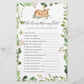 Herten Baby shower die mama het beste kent (Voorkant)