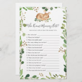 Herten Baby shower die mama het beste kent (Voorkant / Achterkant)