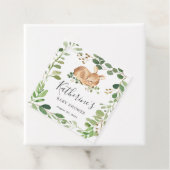 Herten Baby shower Favor Tag Bedankjes Labels (In situ)