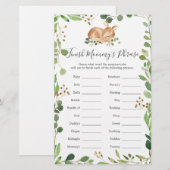 Herten Baby shower Finish Mama's zin (Voorkant / Achterkant)