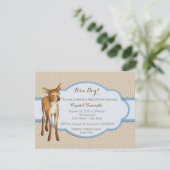 Herten Baby Shower Kaart (Staand voorkant)