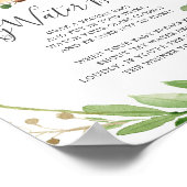 Herten Baby Shower Mijn Vruchtwater Is Gebroken Bo Poster (Hoek)