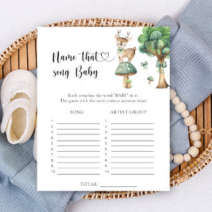 Herten baby shower - Noem dat Baby lied