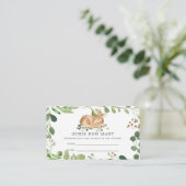 Herten Baby shower raden hoeveel Kaart (Staand voorkant)