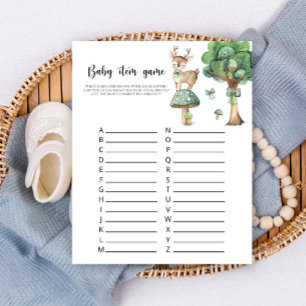 Herten Baby shower spel- Item spel