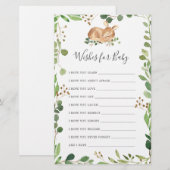 Herten Baby shower wensen voor Baby (Voorkant / Achterkant)