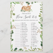 Herten Baby shower Zwangerschap Hoe lief het is sp (Voorkant)