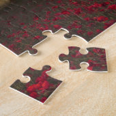 Herten Bij Zonsopgang Landschap Legpuzzel (Zijkant)