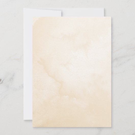 Herten Blauwe Bloemen Onederful 1e verjaardag uitn Kaart (Achterkant)