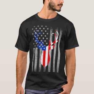 Herten bok jager Amerikaanse jacht T-shirt
