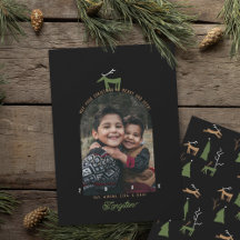 Herten & Boog Foto Kerstkaart
