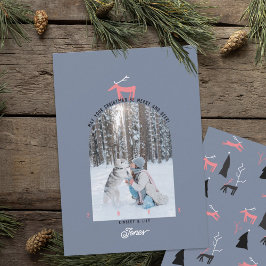 Herten & Boog Foto Kerstkaart Kaart