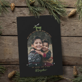 Herten & Boog Foto Kerstkaart Kaart