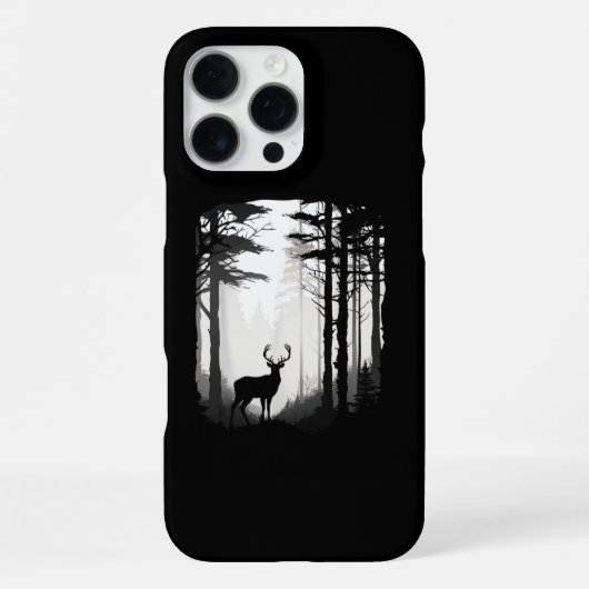 Herten Bos Natuurlijk iPhone Hoesje (Achterkant)