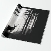 Herten Bos Wildlife Cadeaupapier (Uitgerold)