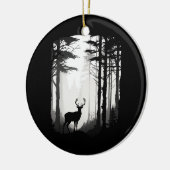 Herten Bos Wildlife Keramisch Ornament (Links)