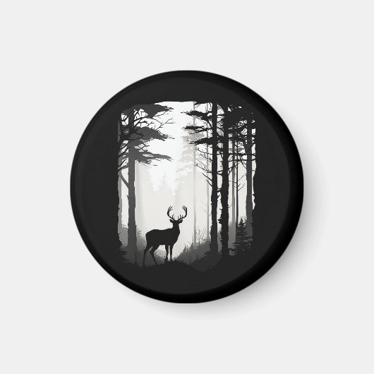 Herten Bos Wildlife Magneet (Voorkant)