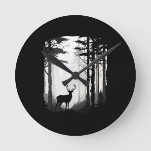 Herten Bos Wildlife Ronde Klok