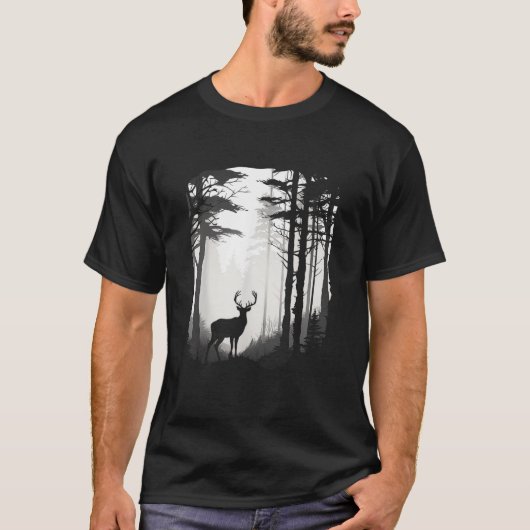Herten Bos Wildlife T-shirt (Voorkant)