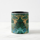 Herten & bos William Morris stijl schilderkunst Mok (Midden)