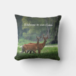 Herten, bosrijk gebied kussen