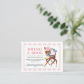 Herten Breng een boek in plaats van een Kaart Inse (Staand voorkant)