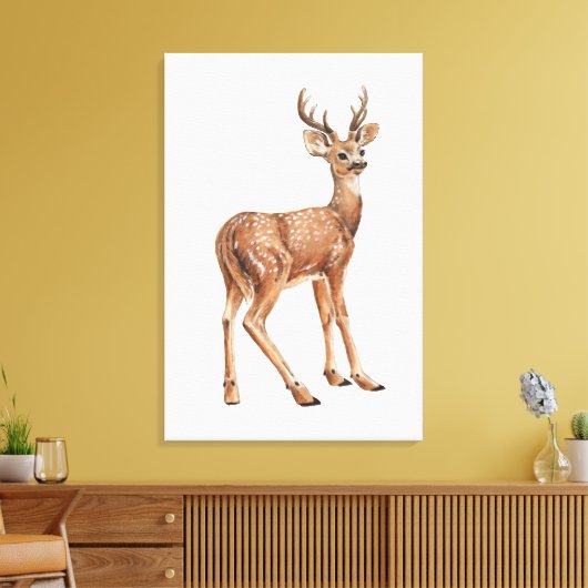Herten Canvas Print (Insitu (Woonkamer))