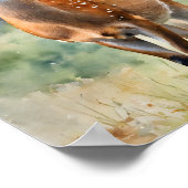 Herten Collectie: Japans Sika Herten Poster (Hoek)