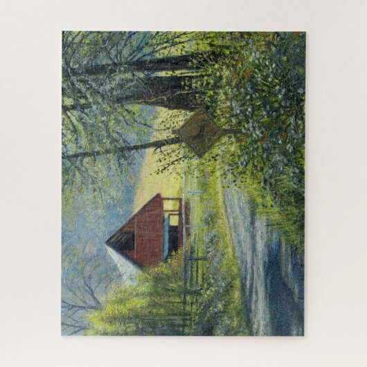 "Herten Crossing" puzzel Legpuzzel (Verticaal)