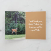 Herten die Vriend Gelukkig Vaderdag wensen Kaart (Binnen)