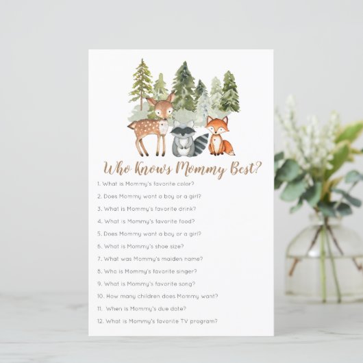 Herten dier avontuur Camper Wie kent mama het best (Staand voorkant)