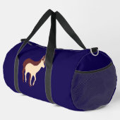 Herten Dk Blauwe Duffle Tas (Rechterhoek)